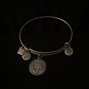 Alex and Ani Silver Elephant Bangle Bracelet